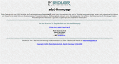 Desktop Screenshot of adad.de
