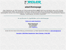 Tablet Screenshot of adad.de